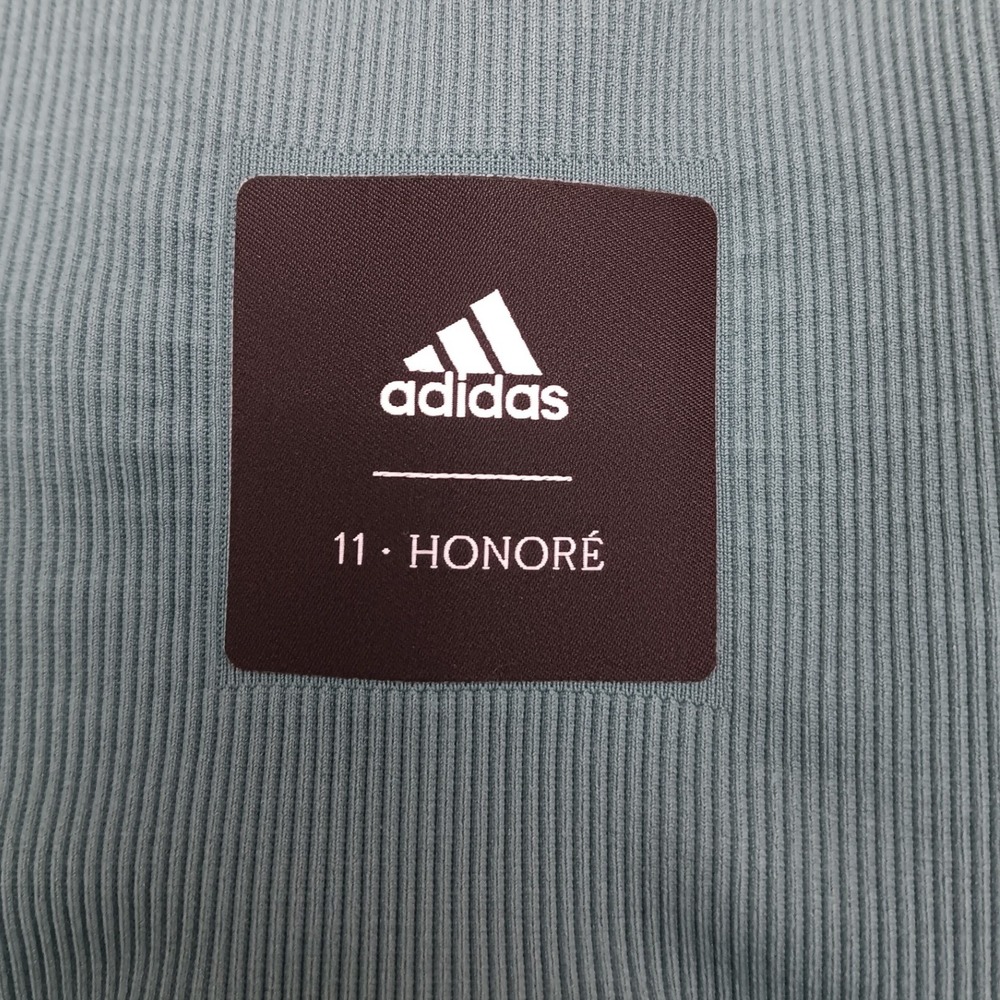 Adidas 11 Honore Formotion Ribbed High Rise Leggings Teal Green Women's Small